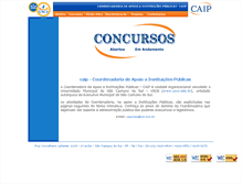 Tablet Screenshot of caipimes.com.br